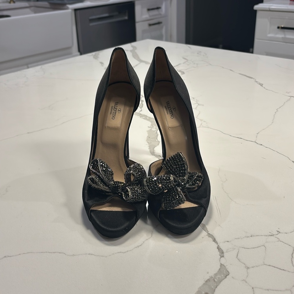 Valentino peep toe pumps
